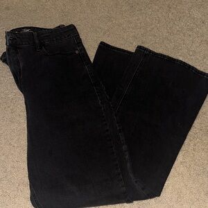 Old Navy Black Wide Leg Flare Jeans